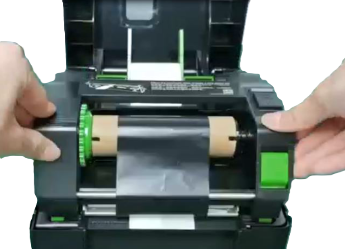 Farbband und Etiketten